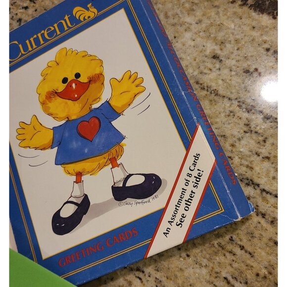 Vtg Lot 10 Suzy Zoo Greeting Birthday Cards New Old Stock Colorful Envelopes 80s - Picture 10 of 12